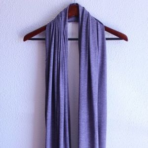 Purple jersey scarf shawl hijab wrap turban NWT